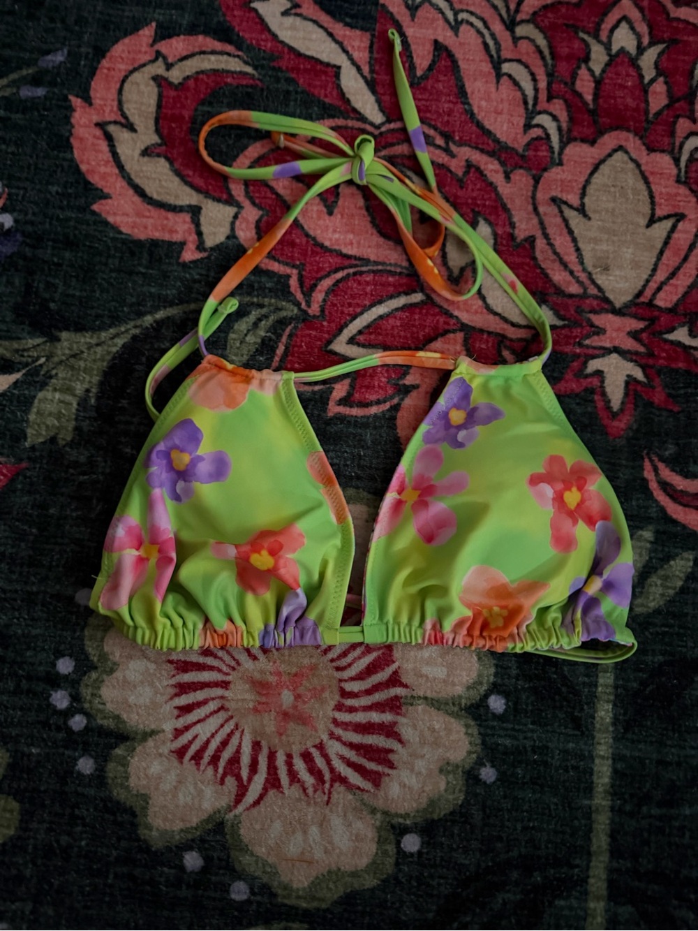 4/$20 ✨ Wild Fable Reversible Floral Bikini Top Size Medium